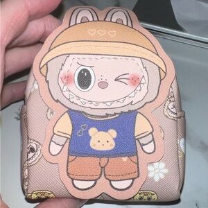 Cute Labubu Character Mini Backpack